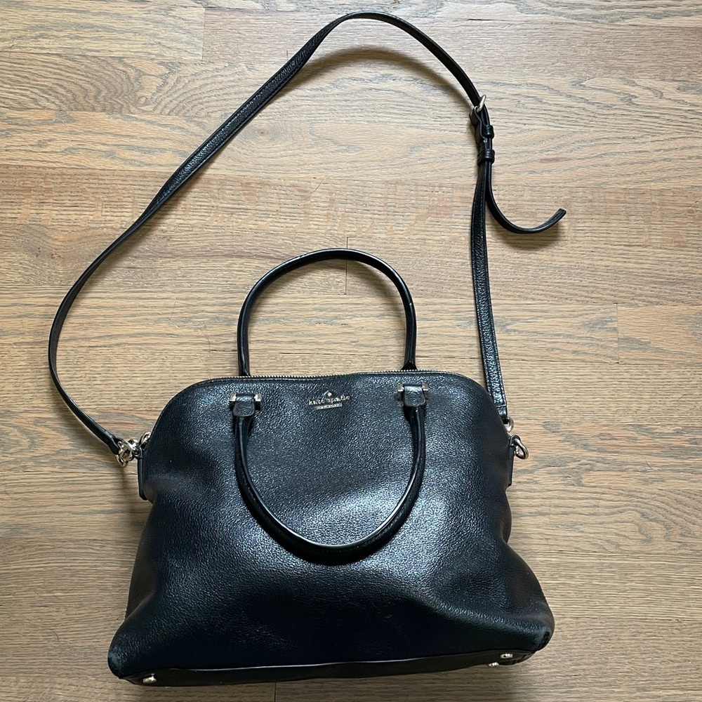 Black Kate Spade Bag - satchel or crossbody
